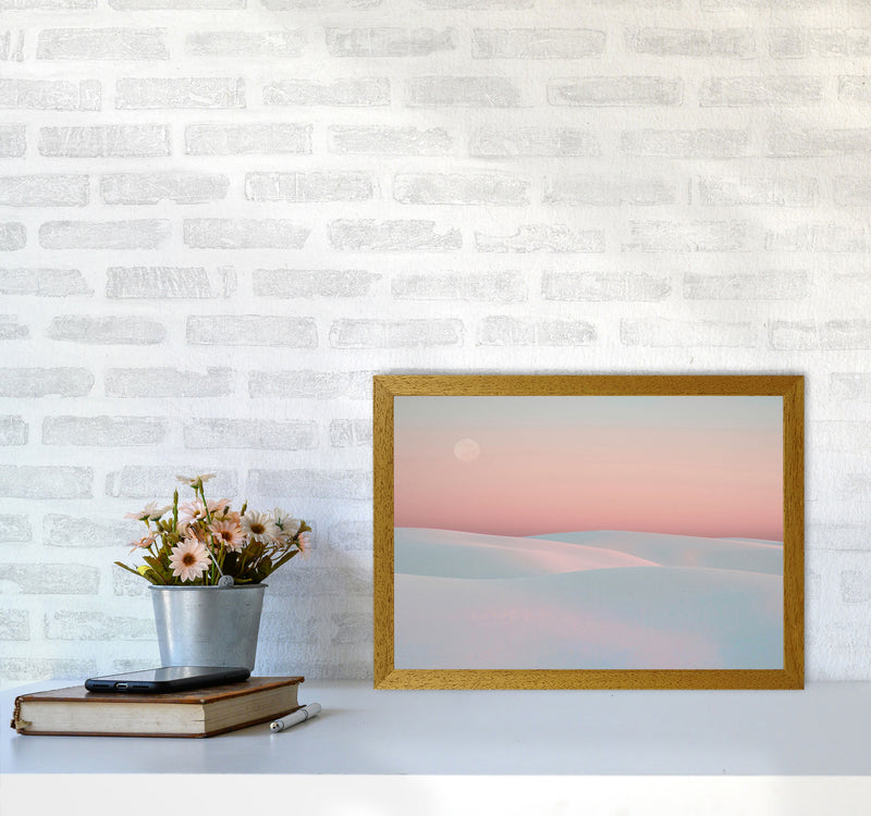 Moon And Dunes Art Print by Seven Trees Design A3 Print Only