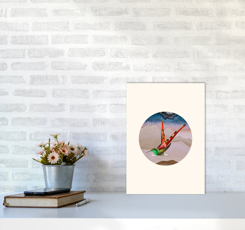 Bird Collage I Art Print by Seven Trees Design A3 Black Frame