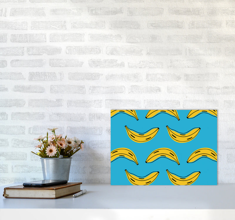 Is Bananas Art Print by Seven Trees Design A3 Black Frame