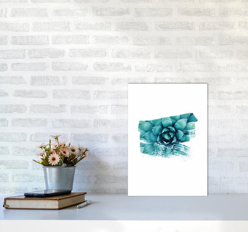 Modern Succulent II Art Print by Seven Trees Design A3 Black Frame