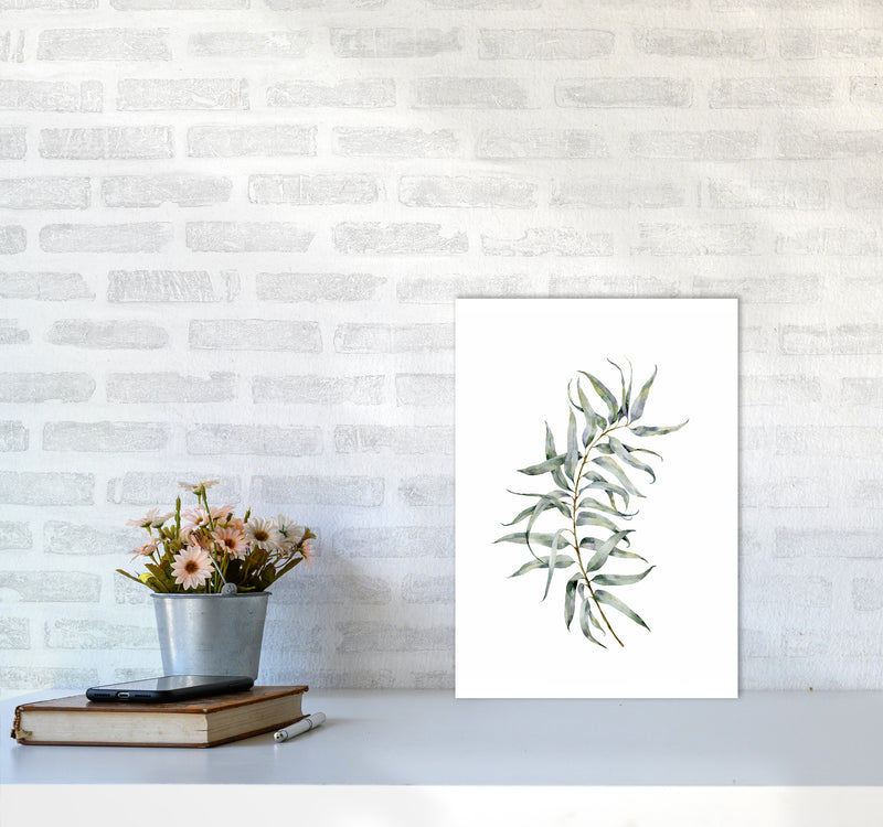 Watercolor Eucalyptus IV Art Print by Seven Trees Design A3 Black Frame