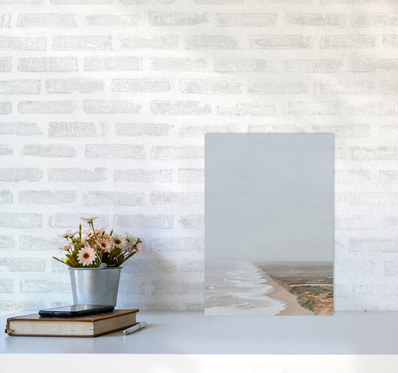 Fog and Waves Art Print by Seven Trees Design A3 Black Frame