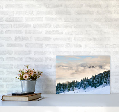 Pines in the sky Art Print by Seven Trees Design A3 Black Frame