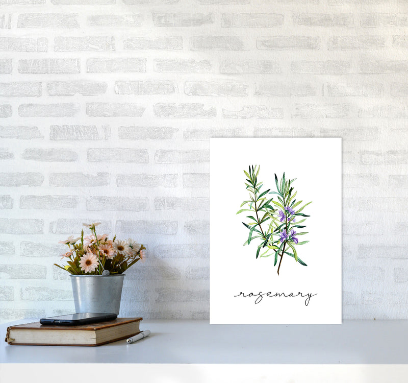Rosemary Art Print by Seven Trees Design A3 Black Frame