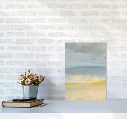 Sand, Ocean and Sky Art Print by Seven Trees Design A3 Black Frame