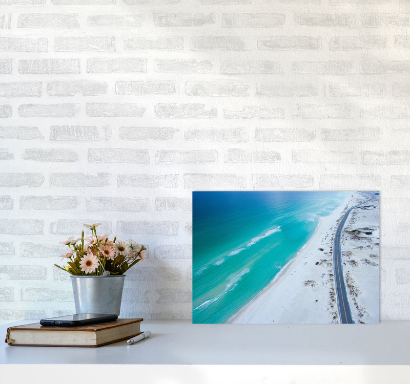 The View Art Print by Seven Trees Design A3 Black Frame