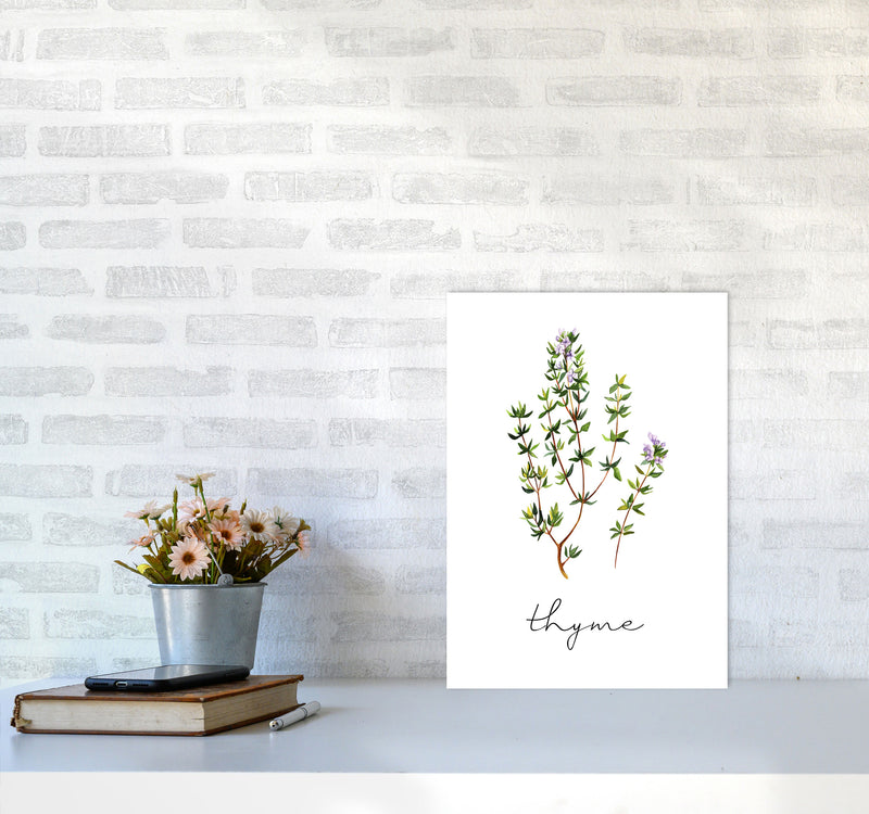 Thyme Art Print by Seven Trees Design A3 Black Frame