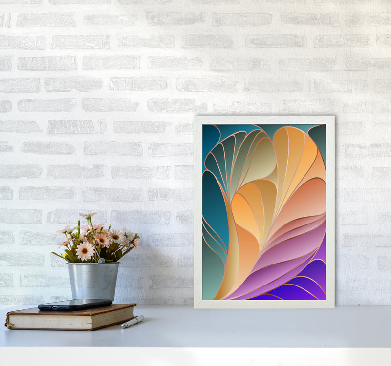 Colorful Art Deco IV Art Print by Seven Trees Design A3 Oak Frame