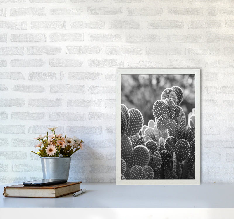 The Cacti Cactus B&W Art Print by Seven Trees Design