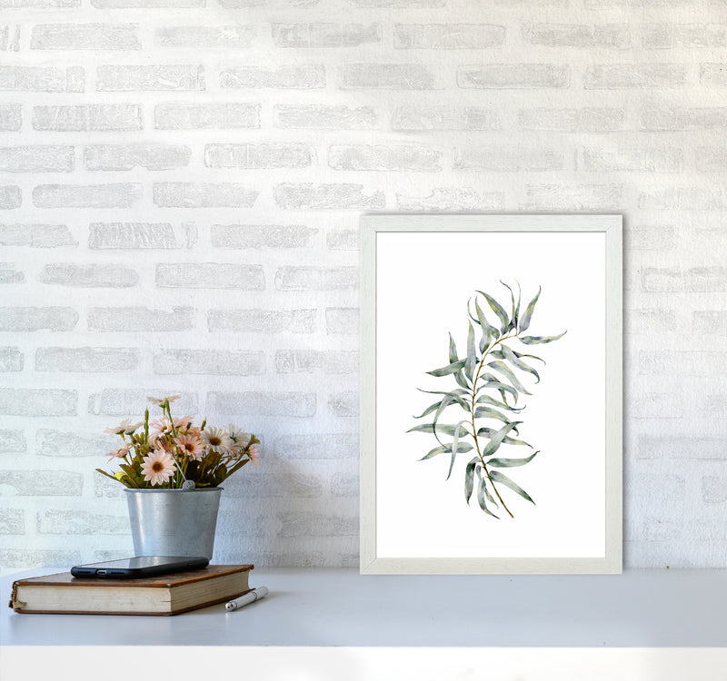 Watercolor Eucalyptus IV Art Print by Seven Trees Design A3 Oak Frame