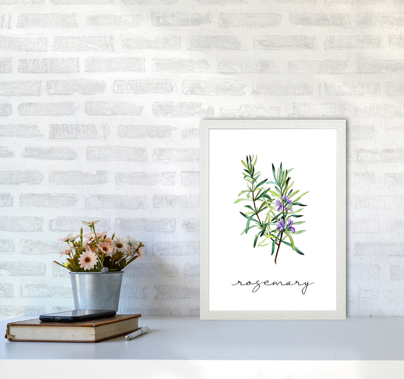 Rosemary Art Print by Seven Trees Design A3 Oak Frame