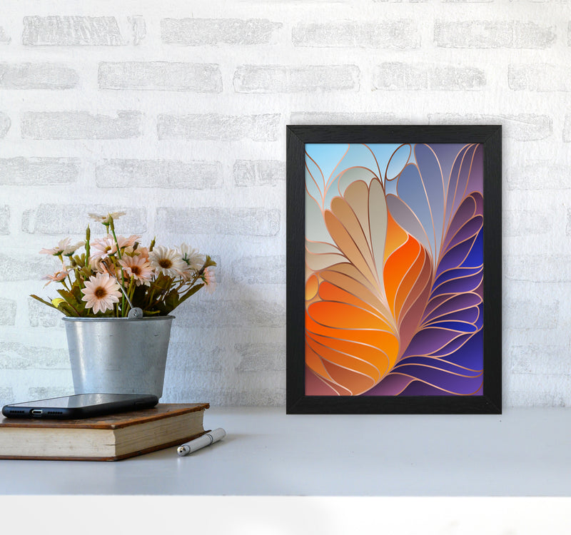 Colorful Art Deco III Art Print by Seven Trees Design A4 White Frame