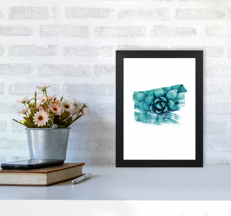 Modern Succulent II Art Print by Seven Trees Design A4 White Frame