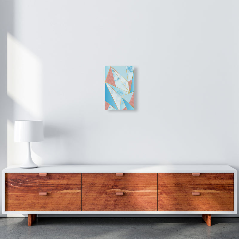 Geometric Sky Art Print by Seven Trees Design A4 Canvas