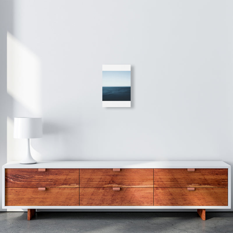Minimal Ocean Photography Art Print by Seven Trees Design A4 Canvas