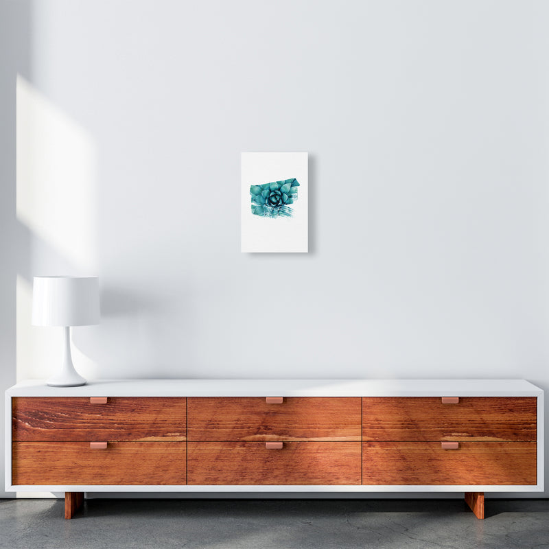 Modern Succulent II Art Print by Seven Trees Design A4 Canvas