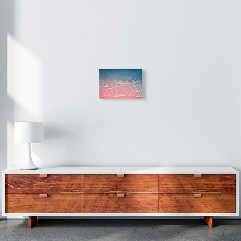 The Pink Ocean Photography Art Print by Seven Trees Design A4 Canvas