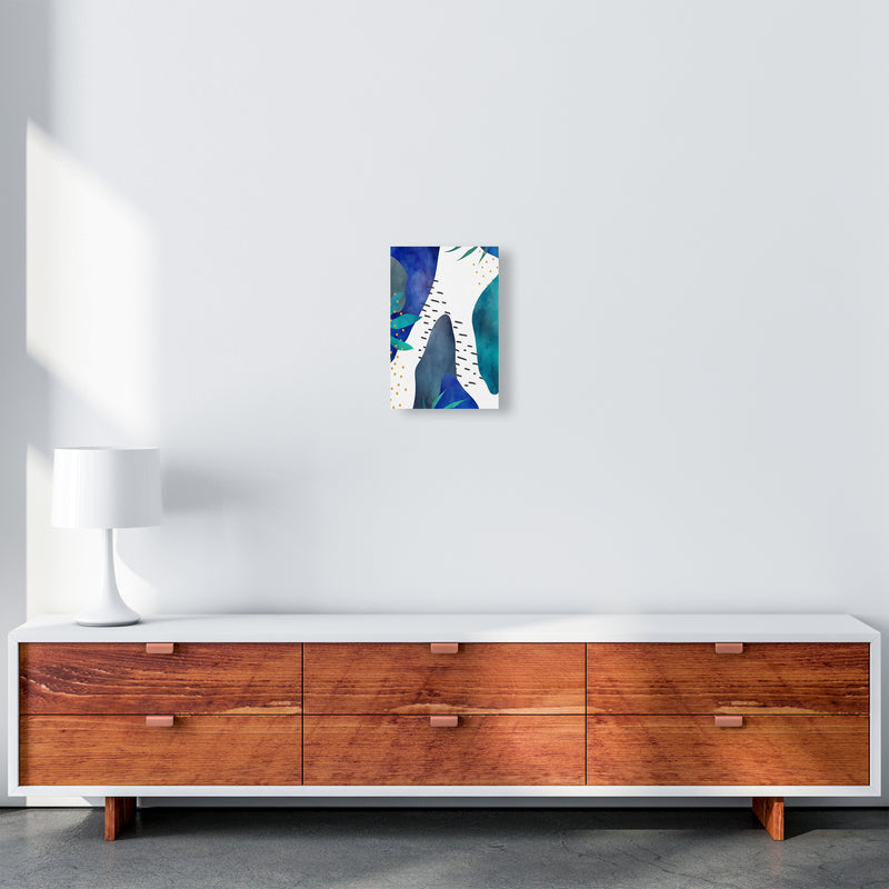 Watercolor Abstract Jungle Art Print by Seven Trees Design A4 Canvas