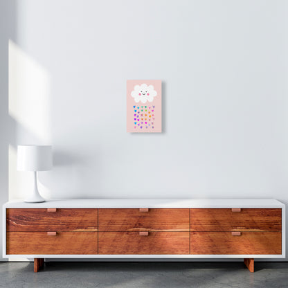 Happy Cloud Art Print by Seven Trees Design A4 Canvas