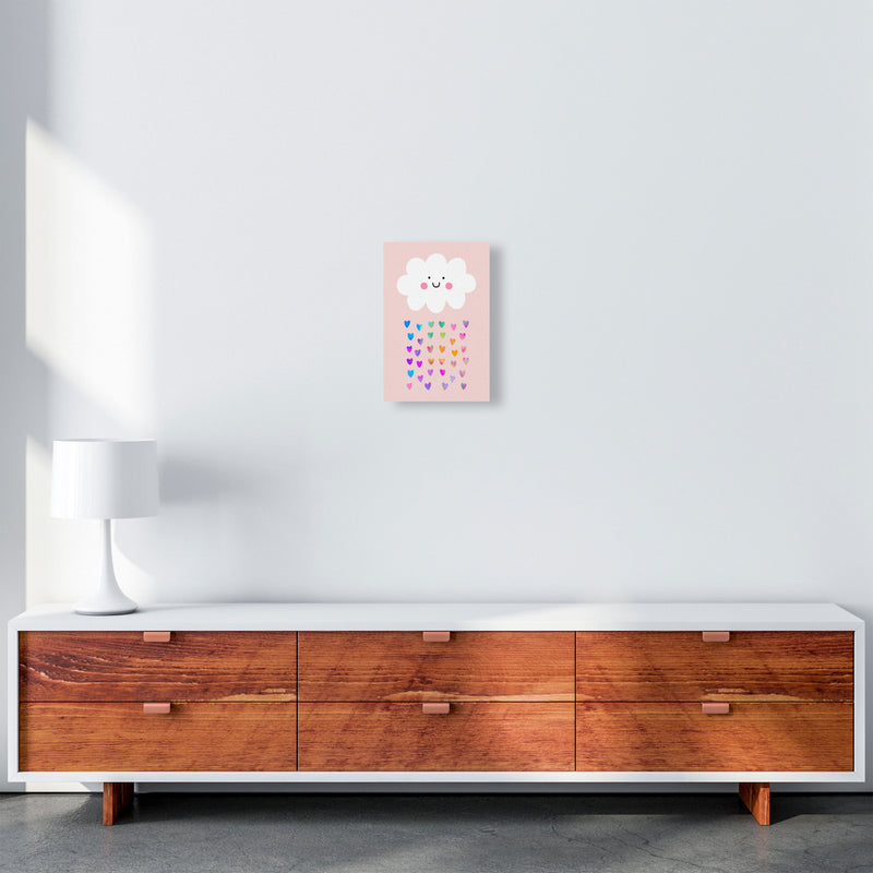 Happy Cloud Art Print by Seven Trees Design A4 Canvas