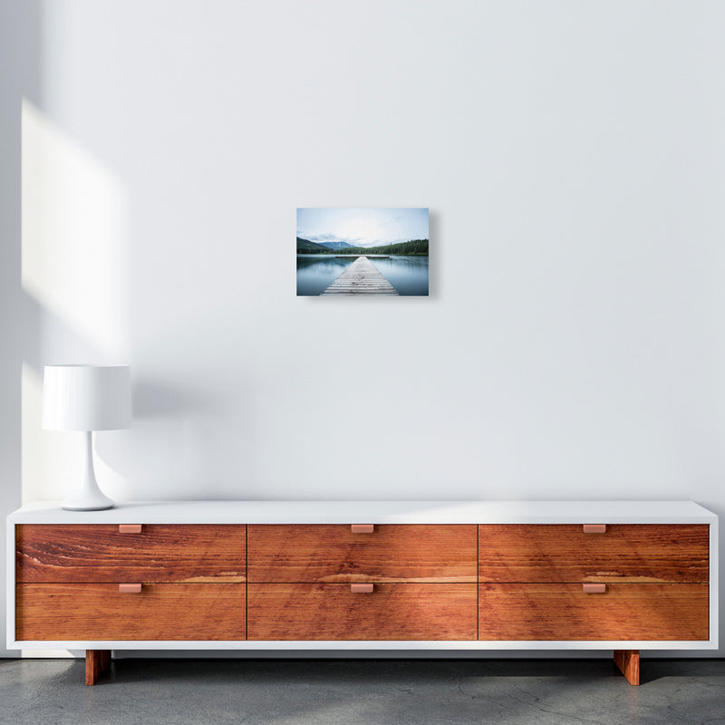 The Lake Art Print by Seven Trees Design A4 Canvas