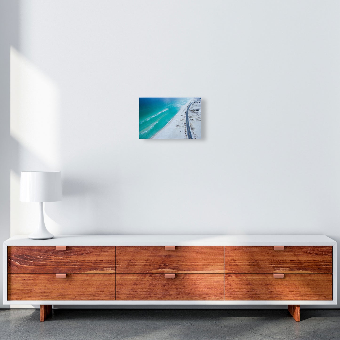 The View Art Print by Seven Trees Design A4 Canvas