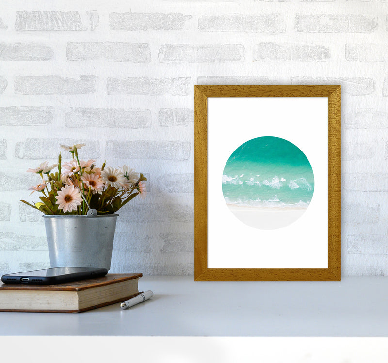 La Mar Beach Art Print by Seven Trees Design A4 Print Only
