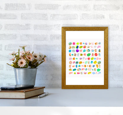 Painting Paradise Abstract Art Print by Seven Trees Design A4 Print Only