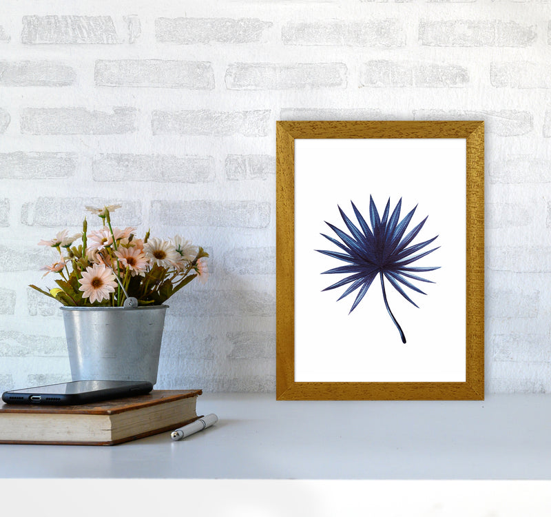 Watercolor Blue Leaf I Art Print by Seven Trees Design A4 Print Only