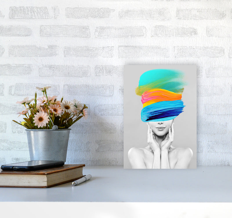 Beauty In Colors II Fashion Art Print by Seven Trees Design A4 Black Frame