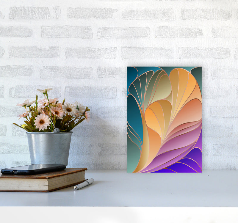 Colorful Art Deco IV Art Print by Seven Trees Design A4 Black Frame