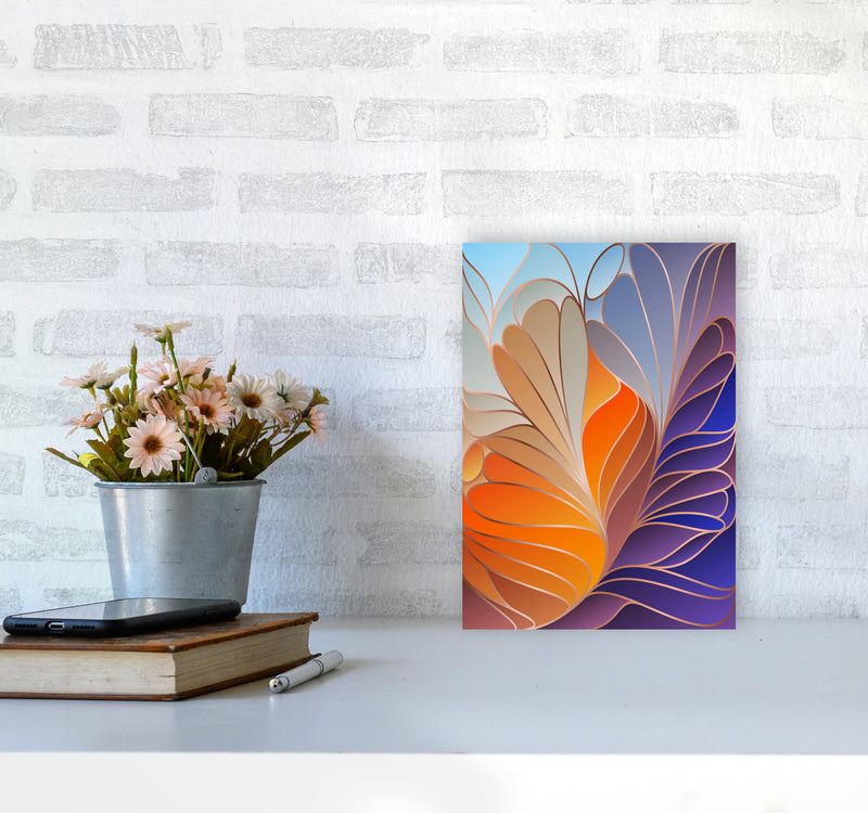 Colorful Art Deco III Art Print by Seven Trees Design A4 Black Frame