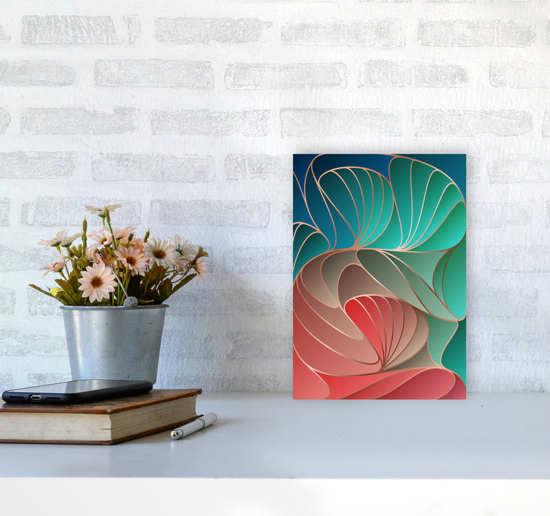 Colorful Art Deco I Art Print by Seven Trees Design A4 Black Frame