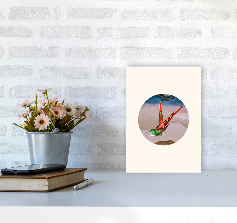 Bird Collage I Art Print by Seven Trees Design A4 Black Frame