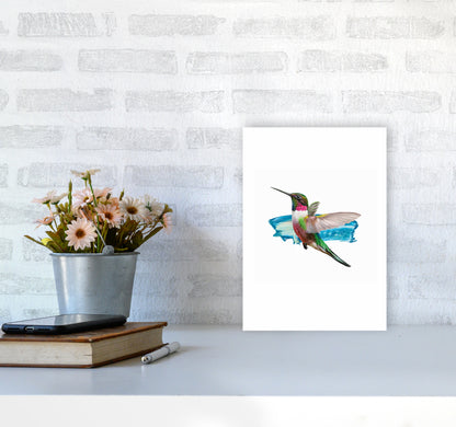 Modern Humingbird II Art Print by Seven Trees Design
