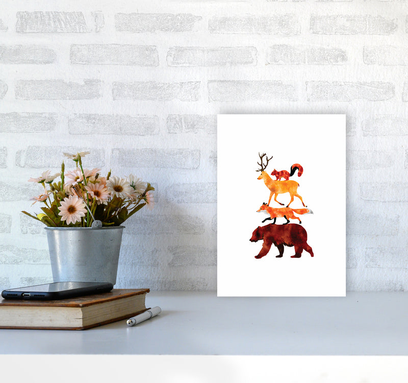 The Forest Friends Childrens Art Print by Seven Trees Design
