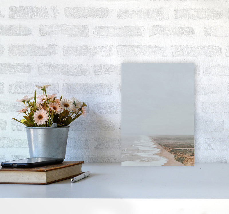 Fog and Waves Art Print by Seven Trees Design A4 Black Frame