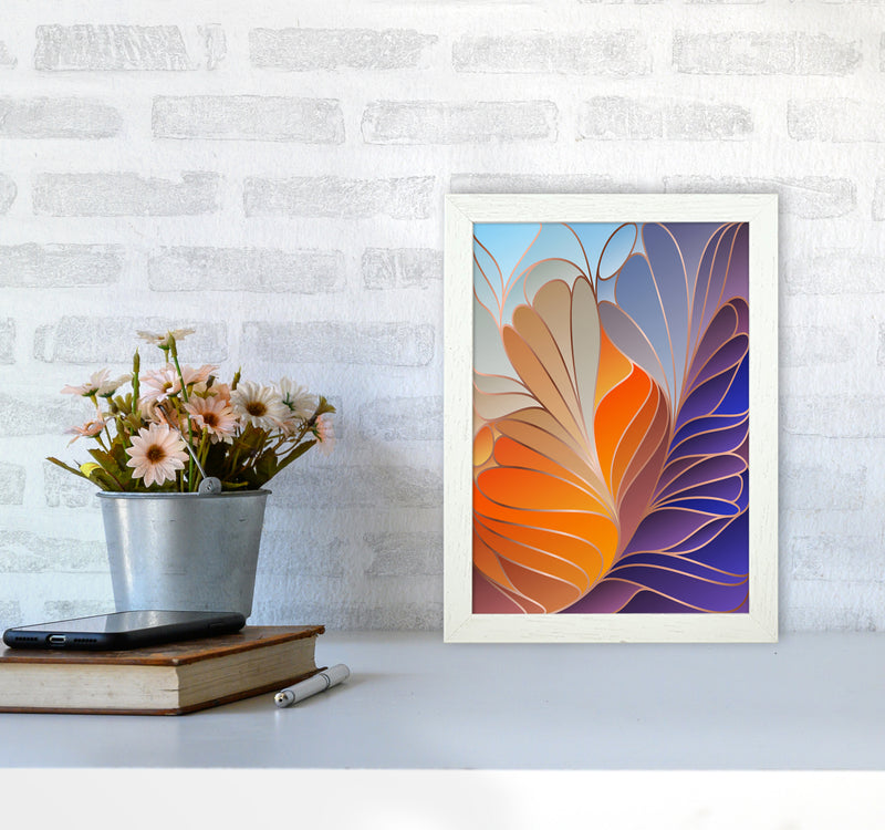 Colorful Art Deco III Art Print by Seven Trees Design A4 Oak Frame