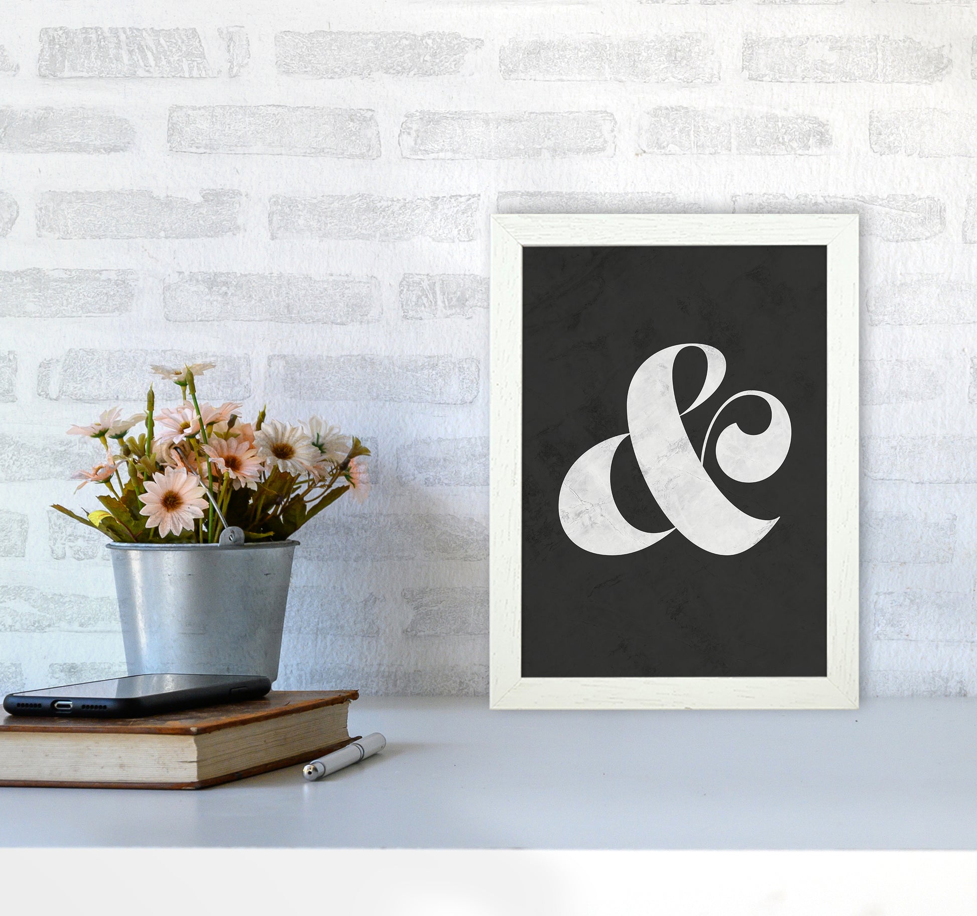 Vintage & Art Print by Seven Trees Design A4 Oak Frame