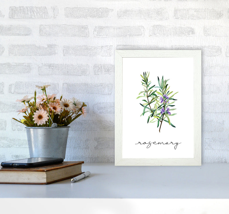 Rosemary Art Print by Seven Trees Design A4 Oak Frame