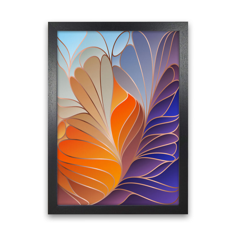 Colorful Art Deco III Art Print by Seven Trees Design Black Grain