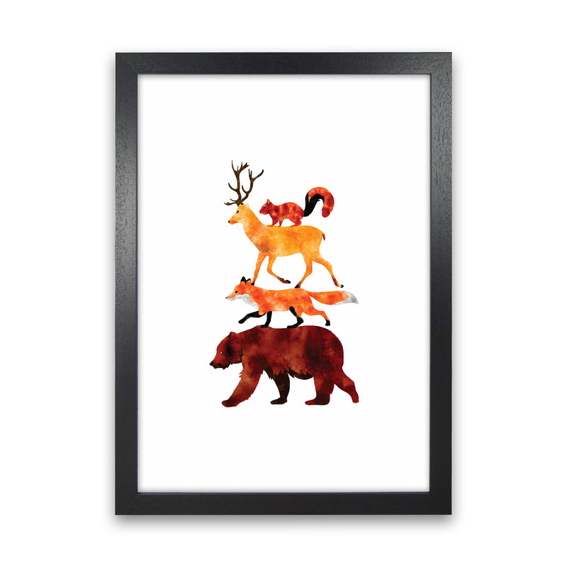 The Forest Friends Childrens Art Print by Seven Trees Design