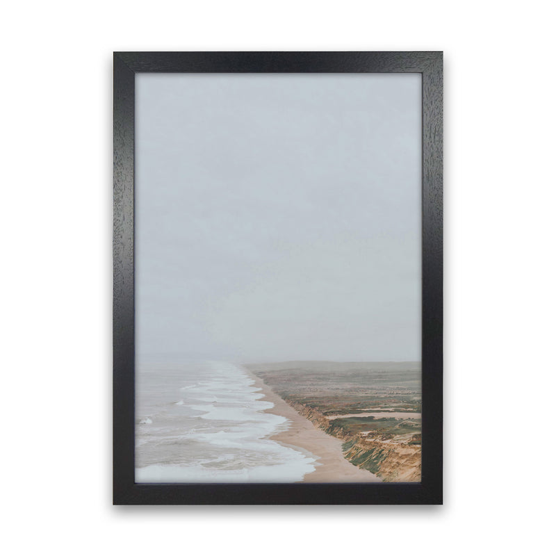 Fog and Waves Art Print by Seven Trees Design Black Grain