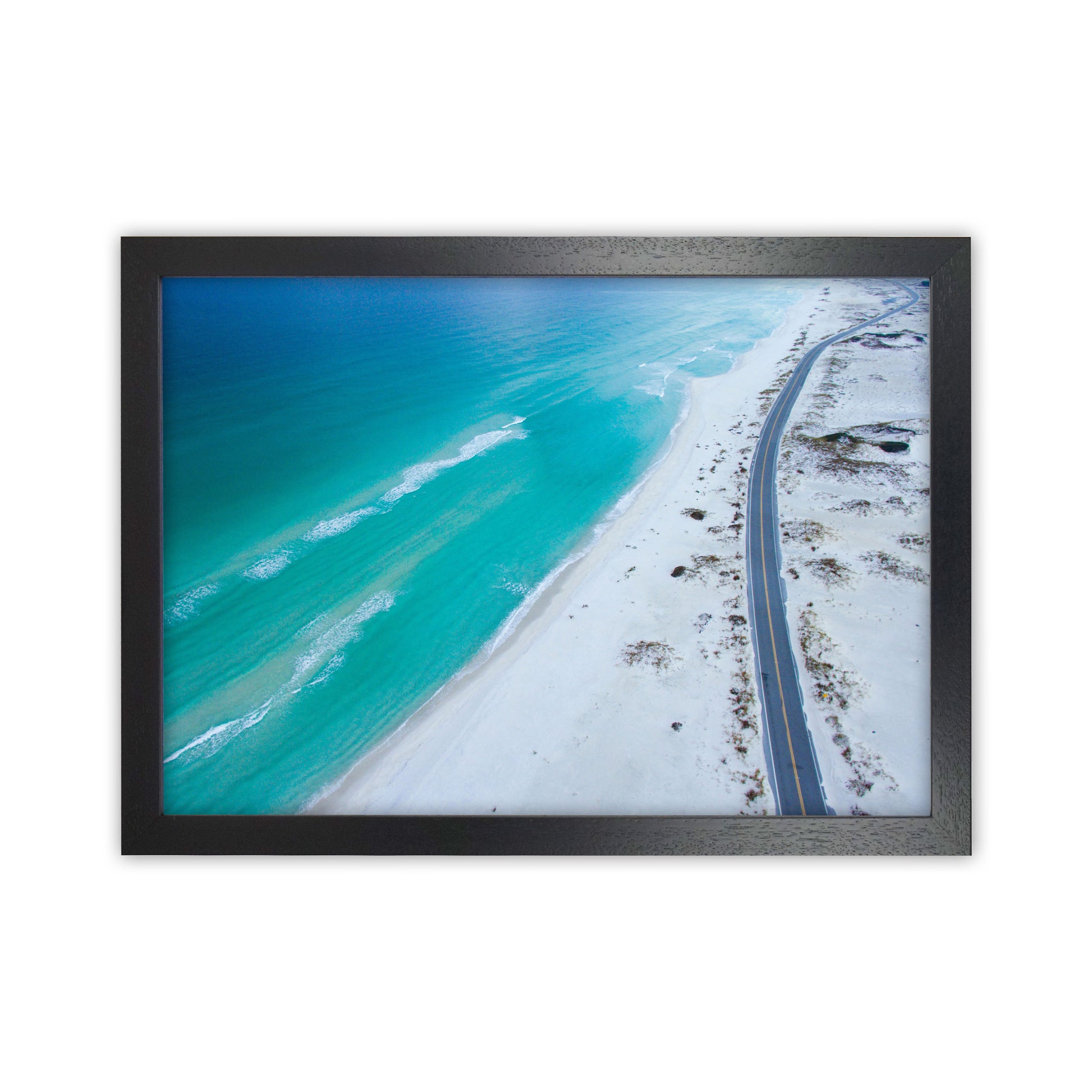 The View Art Print by Seven Trees Design Black Grain