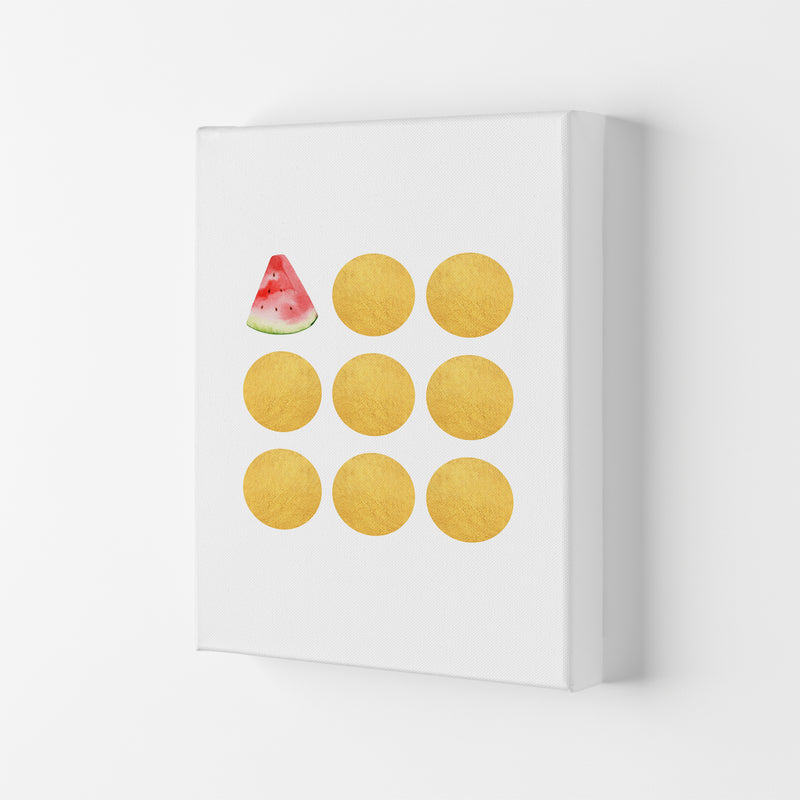 Gold Watermelon Kitchen Art Print by Seven Trees Design Canvas