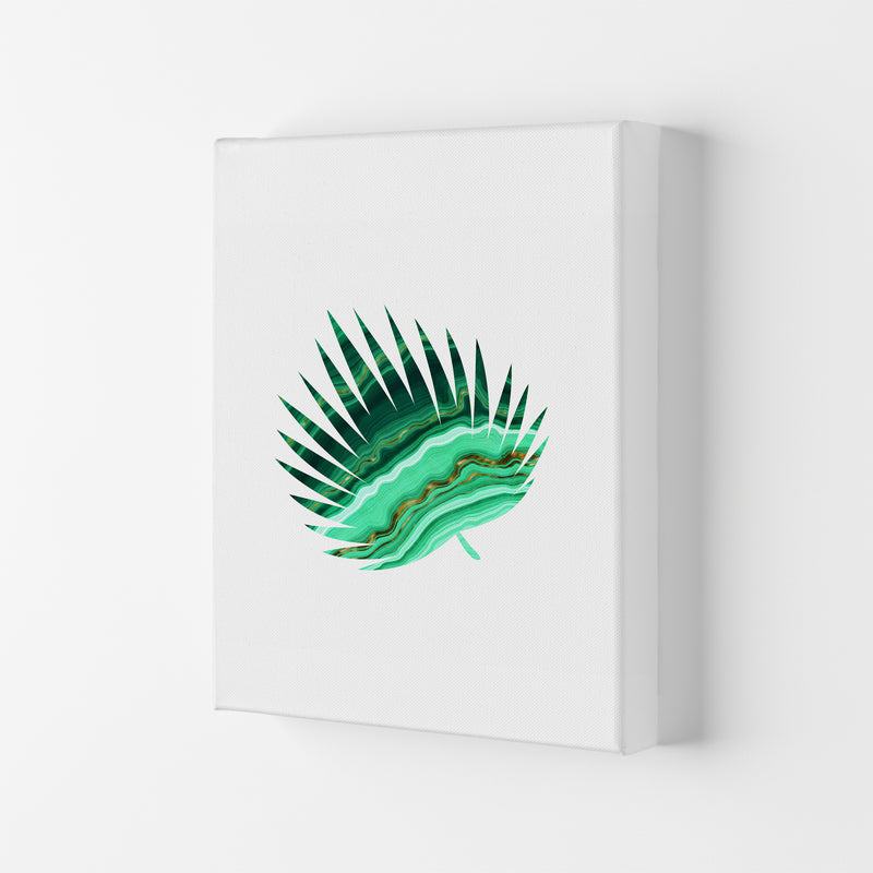 Green Marble Leaf II Art Print by Seven Trees Design Canvas