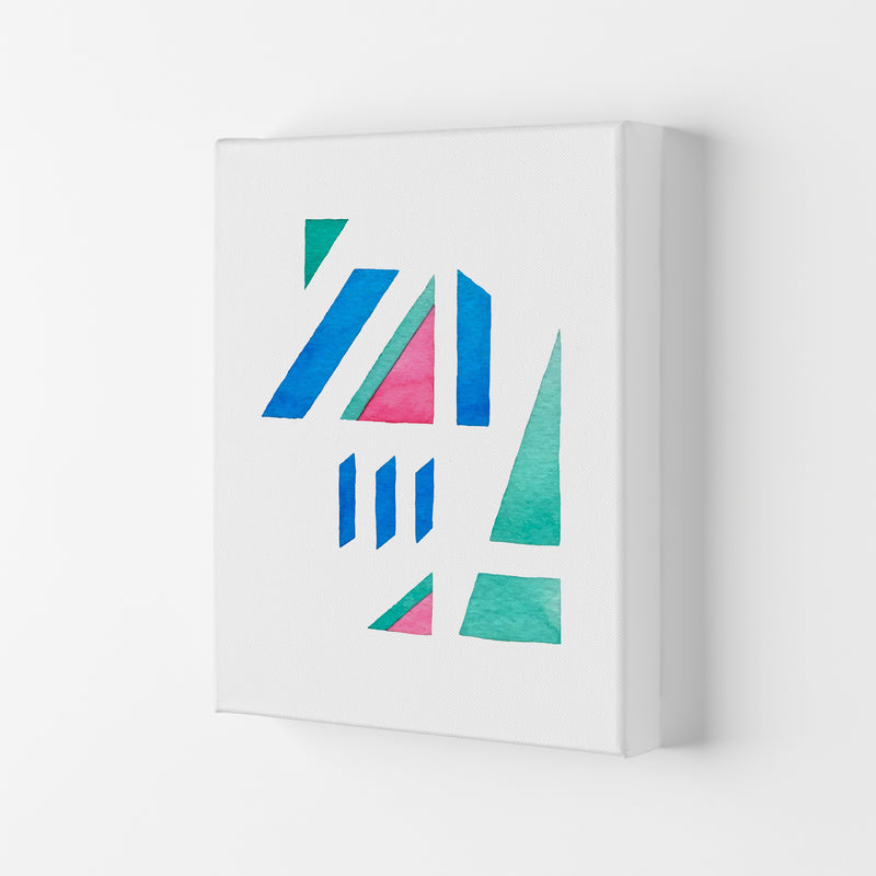 Modern Abstract Watercolor Art Print by Seven Trees Design Canvas