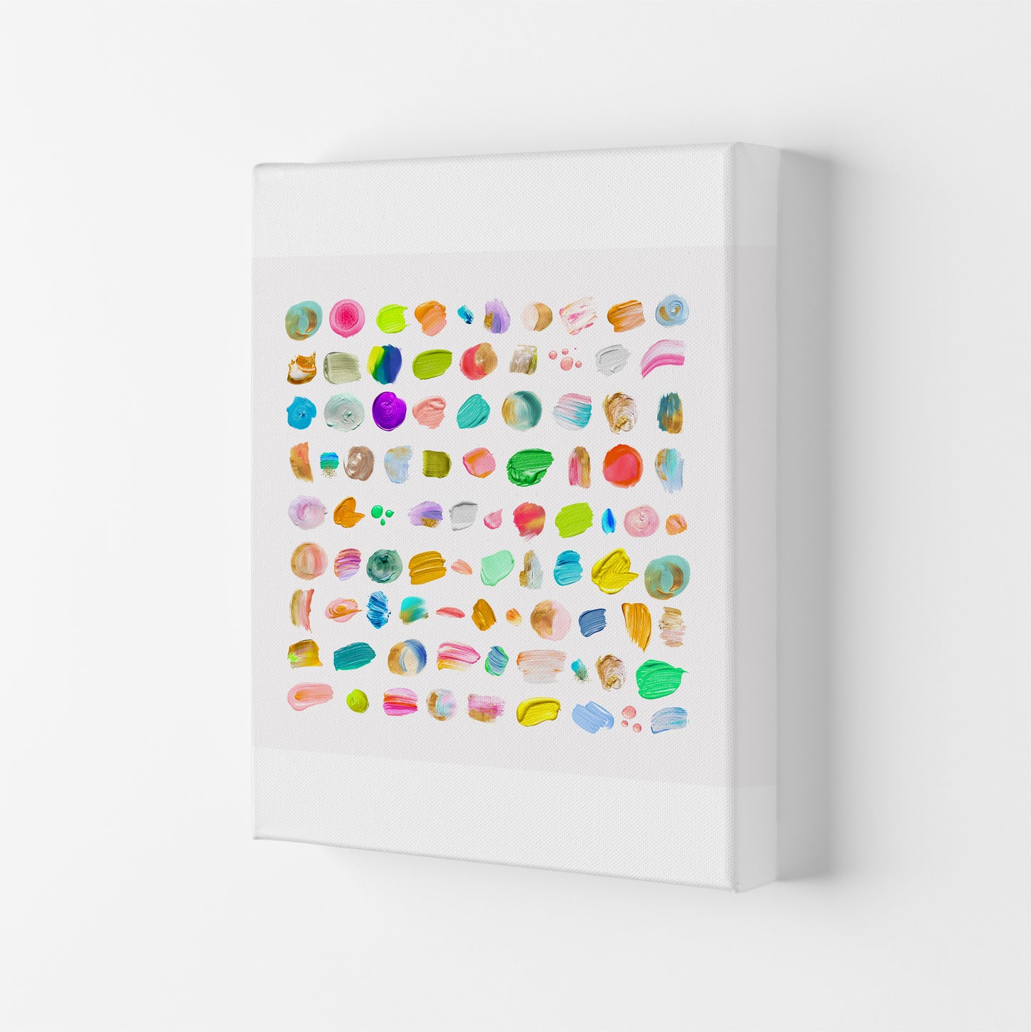 Painting Paradise Abstract Art Print by Seven Trees Design Canvas