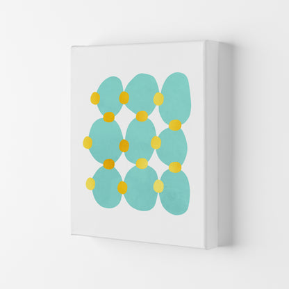 The Blue Islands Abstract Art Print by Seven Trees Design Canvas