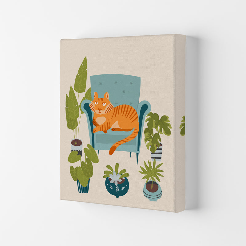 The Tiger of the city Art Print by Seven Trees Design Canvas
